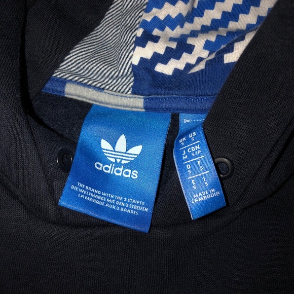 Excellent Condition, Blue Adidas Hoodie - Picture 3 of 4